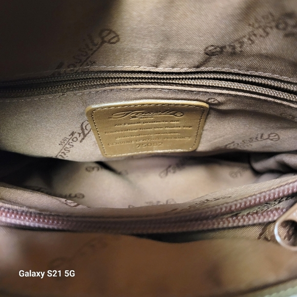 Vintage Fossil “1954” Genuine Brown Leather Crossbody Bag 75082 Y2K - Picture 9 of 12